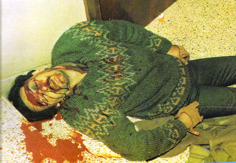 Karlos Saldise, 1980ko urtarrilaren 15ean hila Lezon. Amnistiaren Aldeko Batzordeetako kidea zen.