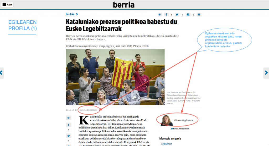 Egilearen profila aktibatu da BERRIAren webgunean.