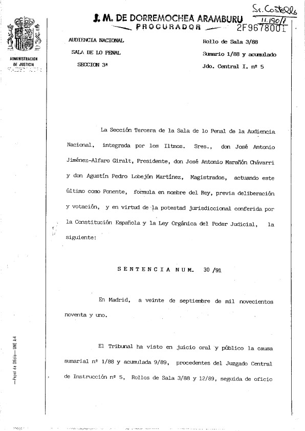 Amedo eta Dominguezen kontrako epaia 1991