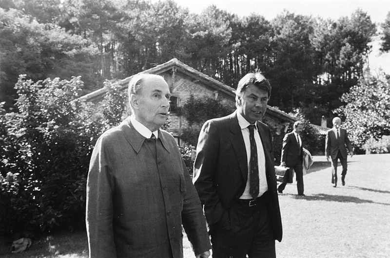 Fran�ois Mitterrand eta Felipe Gonzalez