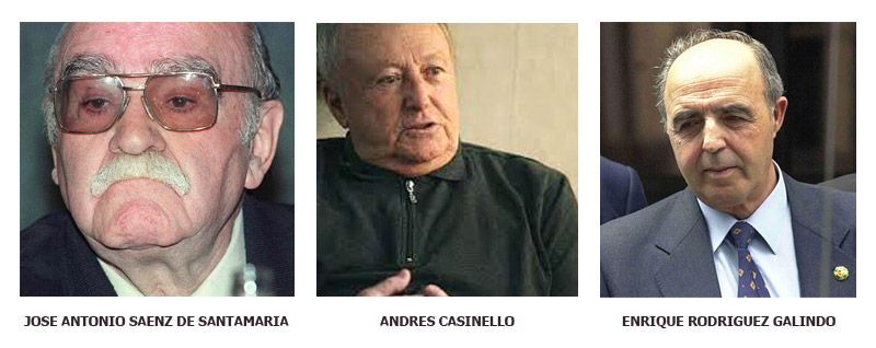Jose Antonio Saenz de Santamaria, Andres Casinello eta Enrique Rodriguez Galindo