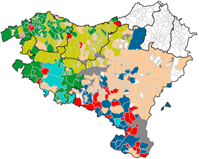 Emaitzen mapa interaktiboa