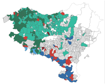 Emaitzen mapa interaktiboa