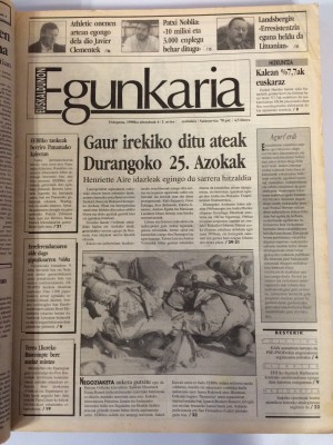 Lehen  zenbaki  haiek  (#Egunkariak25)