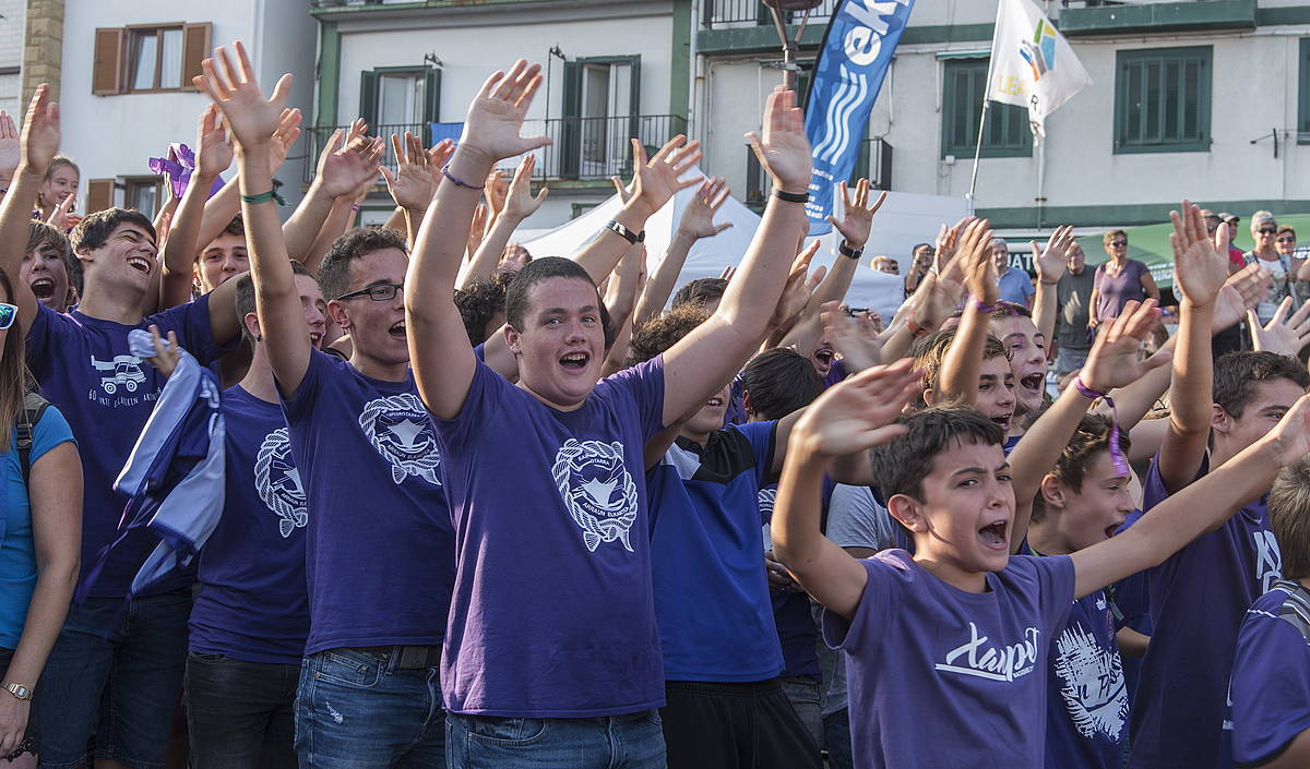 Euskararen erabilera Sanpedrotarra futbol taldearen harmailetan