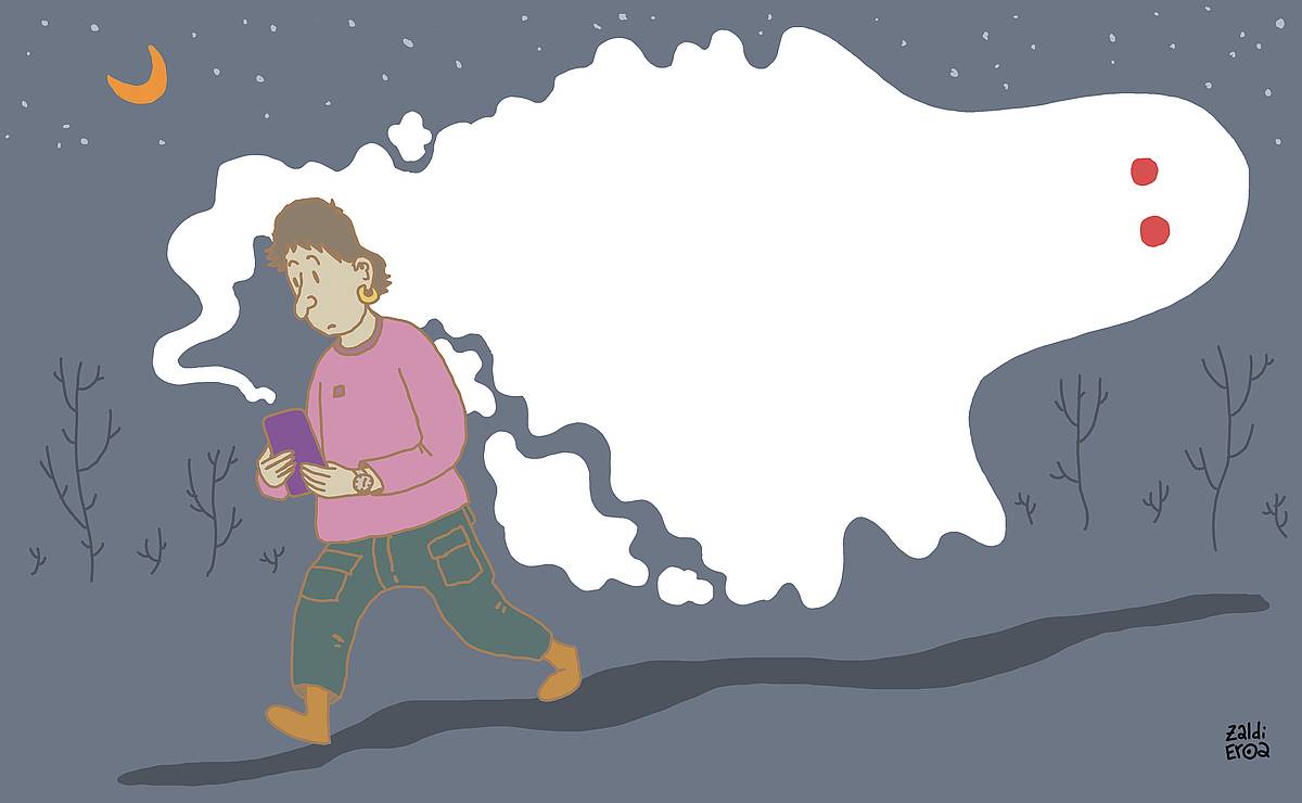 'Ghosting'-a, norbait bat-batean desagertzearen mamua