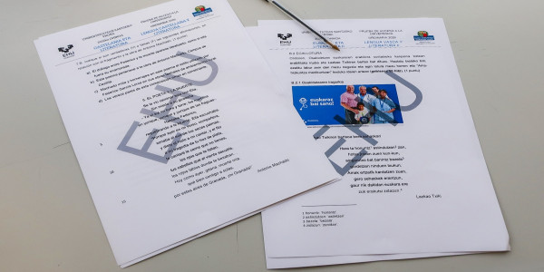 «Hizkuntza ereduen auzia hor daukagu. Azterketa bat zerokoa da, eta hurrengoa, hamarrekoa»