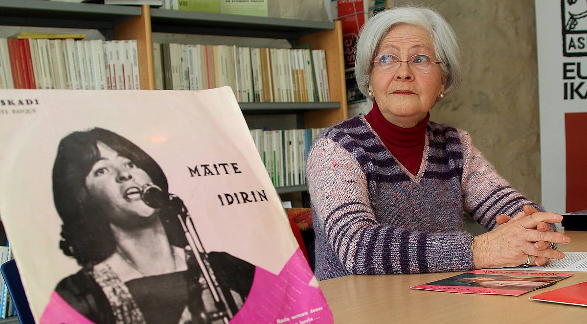 Maite Idirin, kantari euskaldun eta feminista