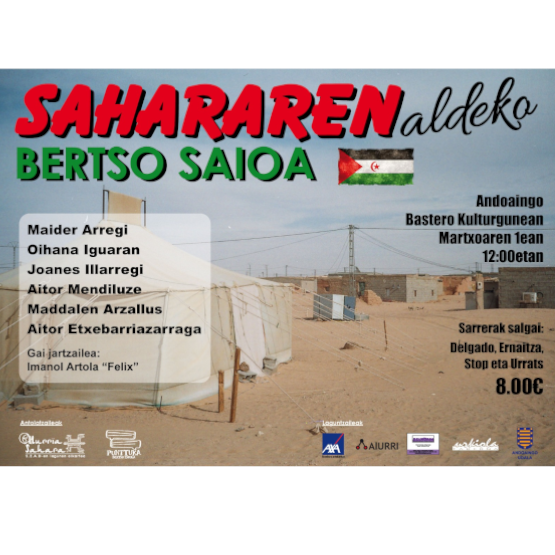 Sahararen aldeko bertsosaio