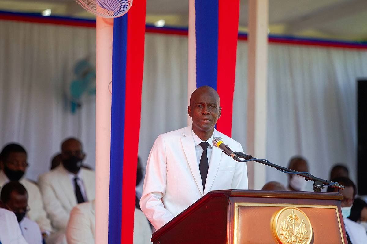 Jovenel Moise Haitiko presidente zena, iragan maiatzean. JEAN MARC HERVE ABELARD / EFE