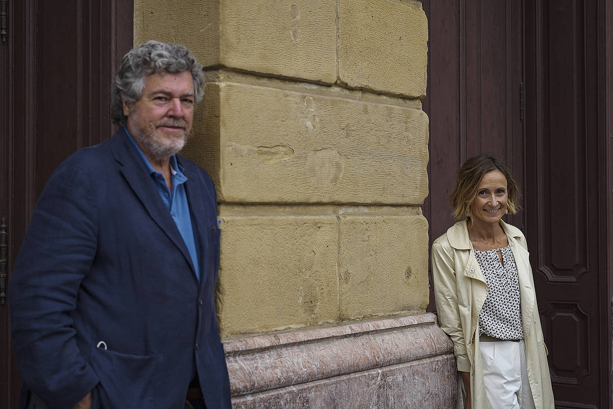 Juan Lopez de Uralde eta Nuria Lopez de Guereñu, Bilbon. ARITZ LOIOLA / FOKU