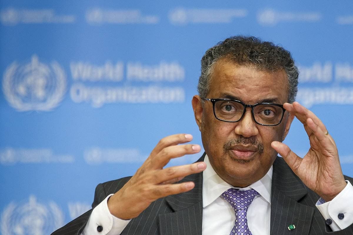 Tedros Adhanom Ghebreyesus OMEren zuzendari nagusia. SALVATORE DI NOLFI / EFE