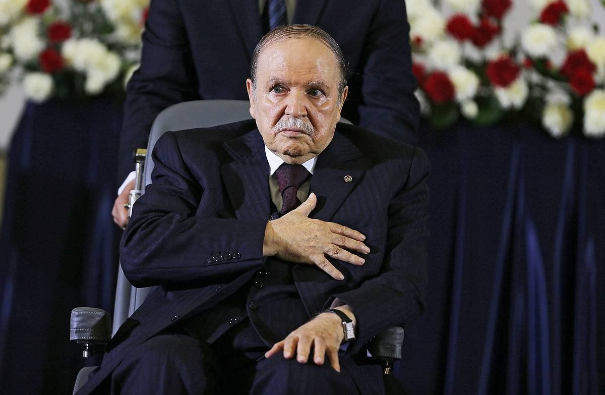 Abdelaziz Buteflika, Aljeriako presidente izandakoa, artxiboko argazki batean. MOHAMED MESSARA, EFE
