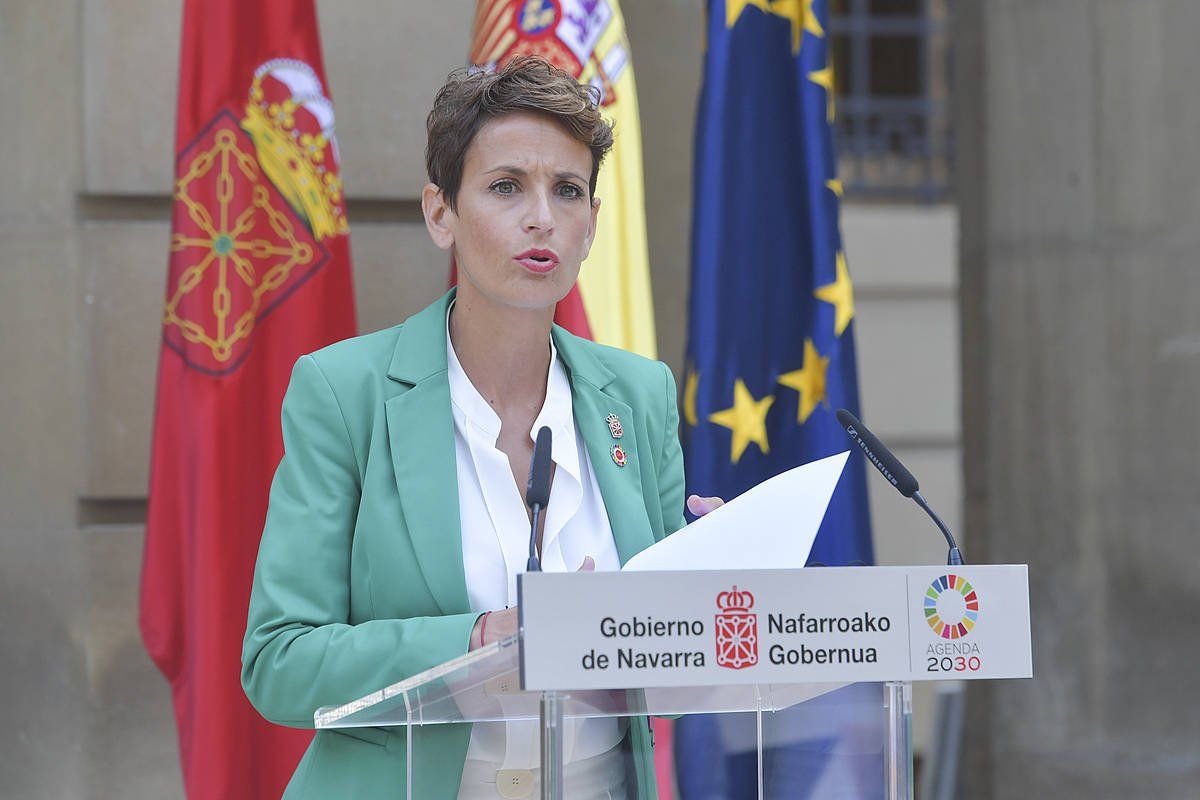 Maria Txibite PSNko idazkari nagusia. IDOIA ZABALETA, FOKU