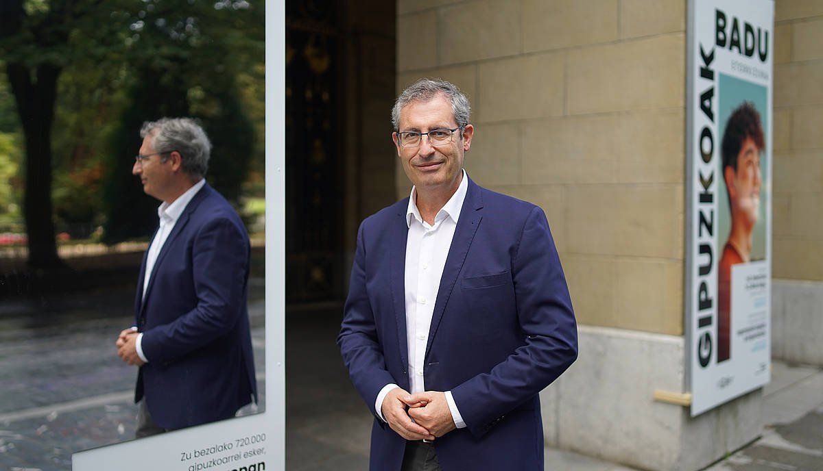 Markel Olano Gipuzkoako ahaldun nagusia, artxiboko irudi batean. GOTZON ARANBURU / FOKU