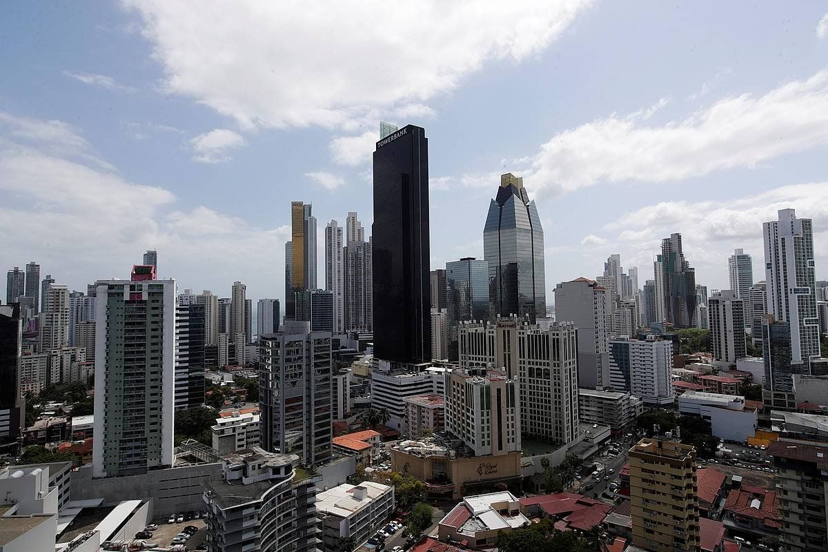 Panama Hiriko irudi bat. Paradisu fskal nagusietako bat da. BIENVENIDO VELASCO / EFE