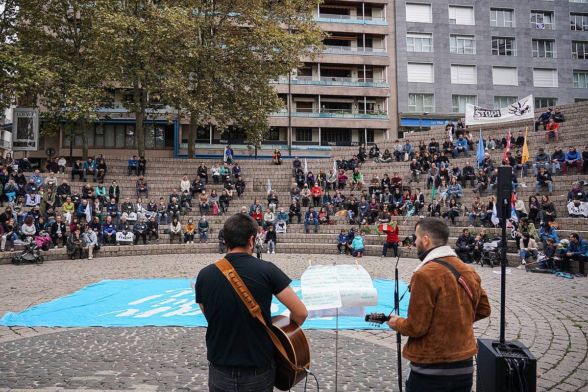 Sareren gaurko ekitaldia, Gasteizen. ENDIKA PORTILLO/ FOKU