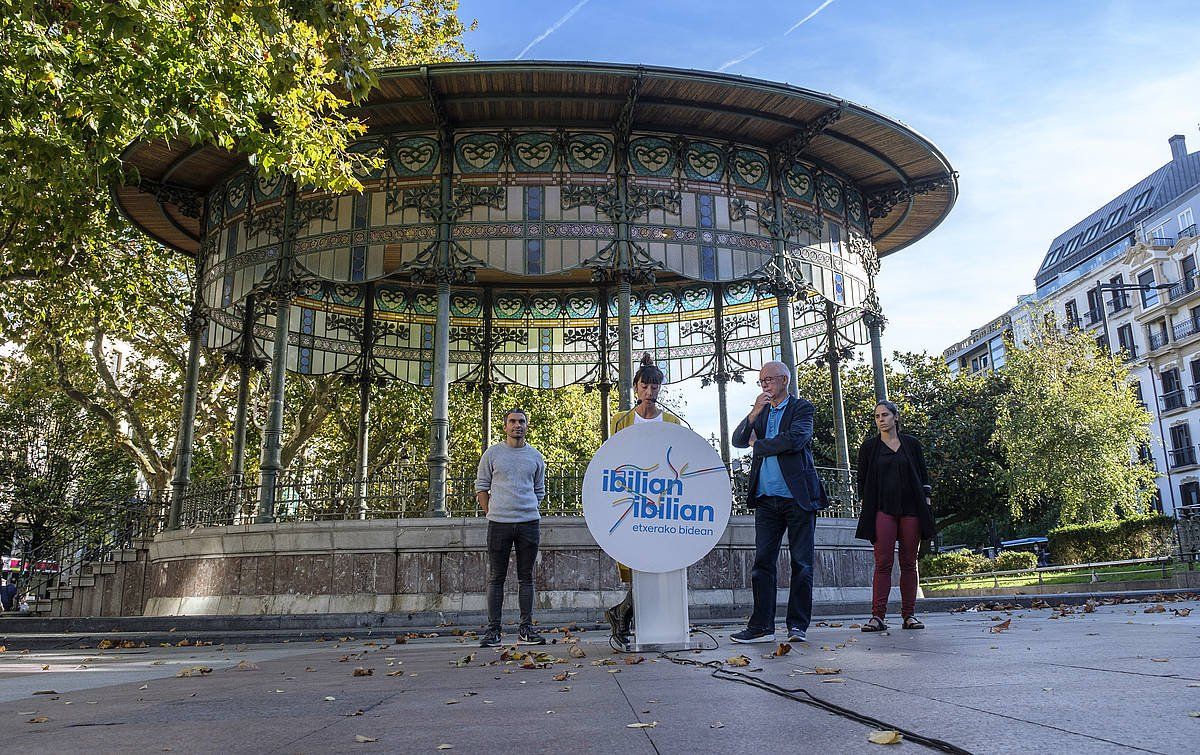 Sareren agerraldia gaur, Donostian. JON URBE / FOKU