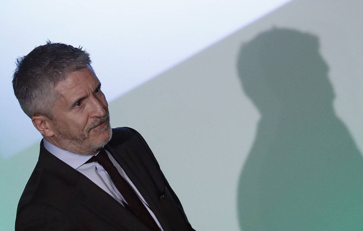 Grande-Marlaska, artxiboko irudi batean. JAVIER LIZON / EFE