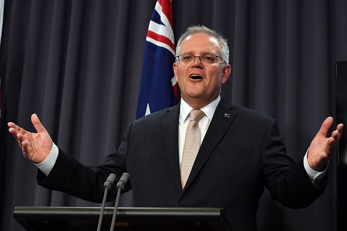 Scott Morrison, Australiako lehen ministroa. MICK TSIKAS, EFE