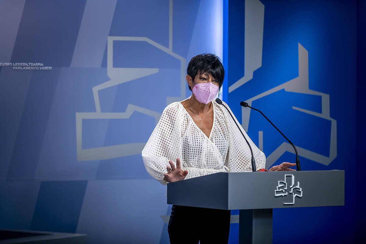 Maddalen Iriarte legebiltzarkidea, artxiboko irudi batean. JAIZKI FONTANEDA/FOKU