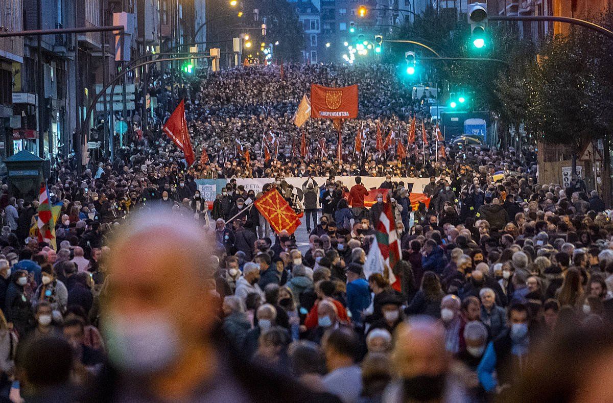 EH Bilduren larunbateko manifestazioa, Bilbon. MARISOL RAMIREZ, FOKU