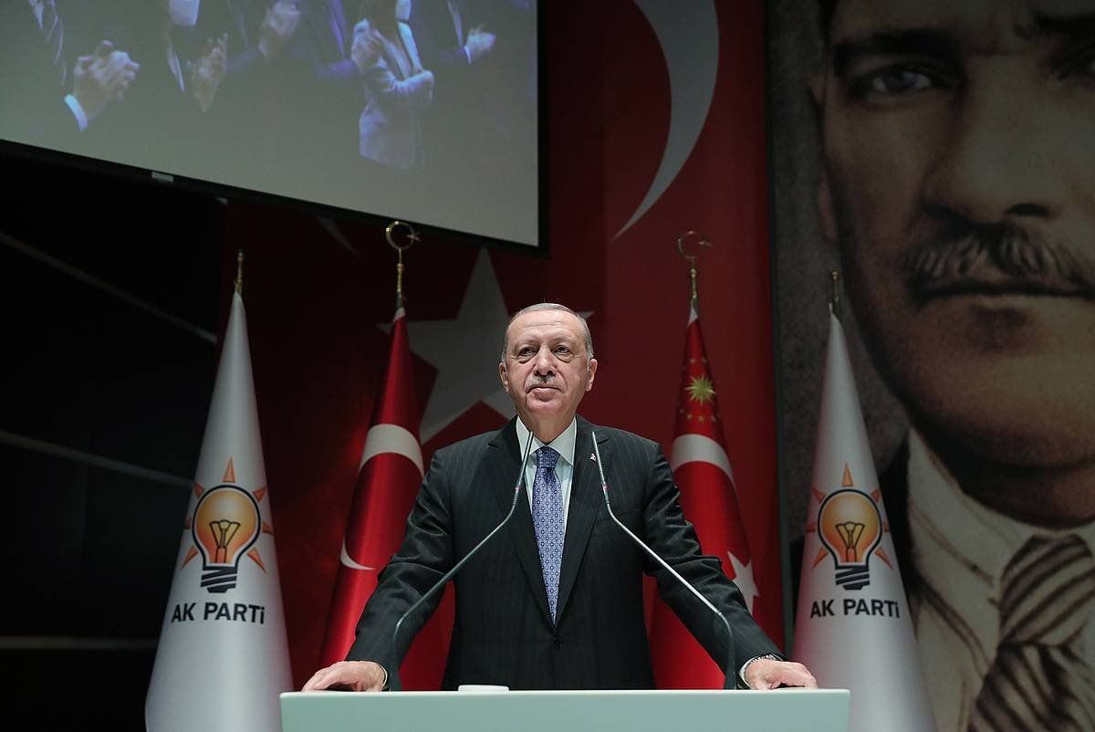 Recep Tayyip Erdogan Turkiako presidentea, artxiboko irudi batean. EFE
