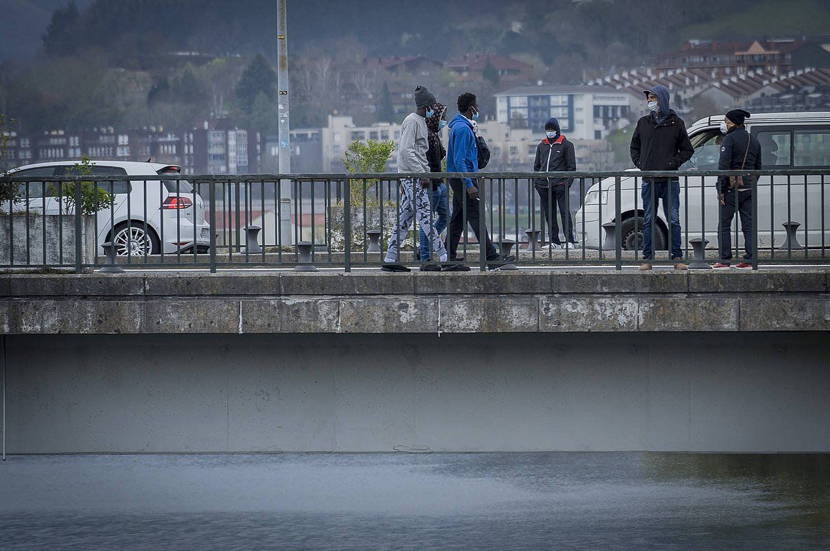 Irun eta Hendaia arteko Santiago Zubia artxiboko irudi batean. GORKA RUBIO / FOKU