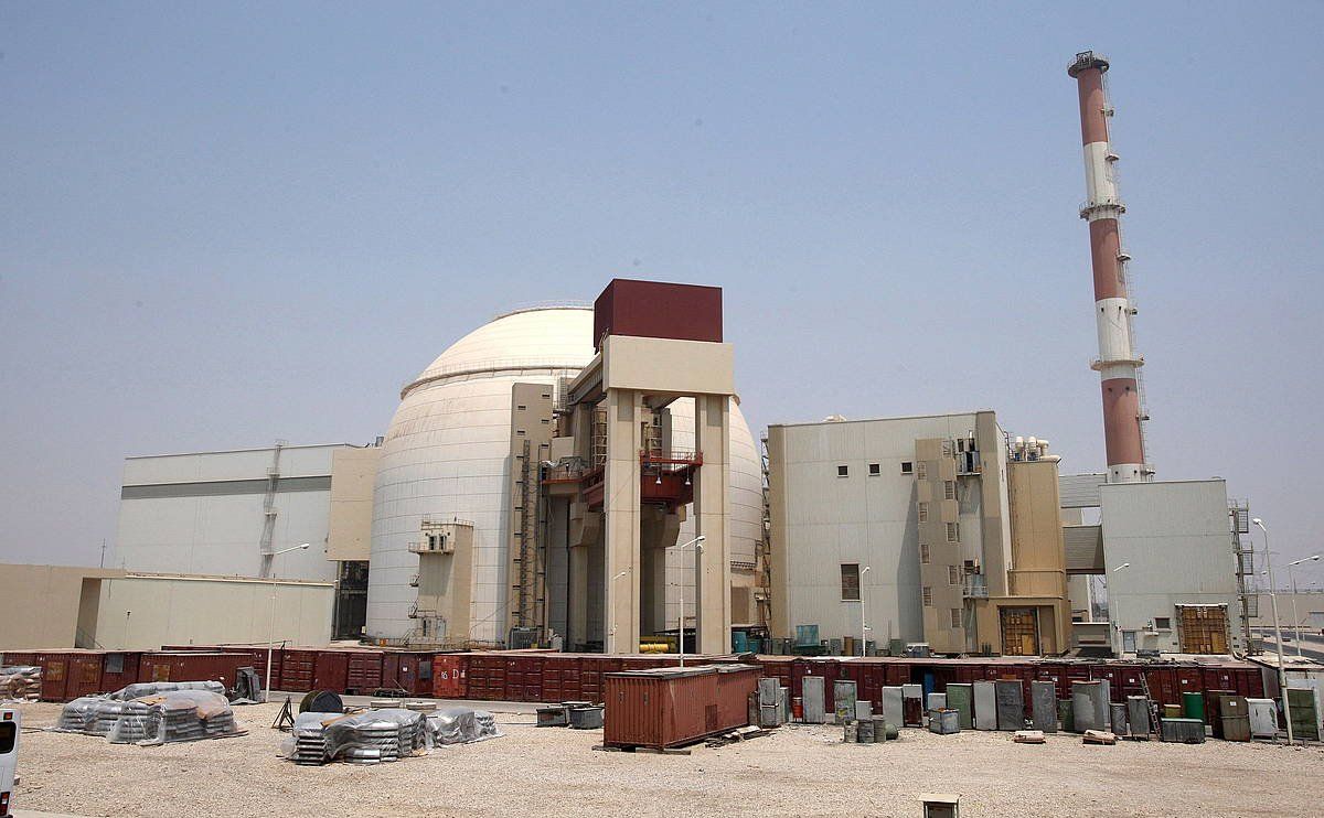 Zentral nuklear bat Irango Buxehr hirian. ABEDIN TAHERKENAREH, EFE