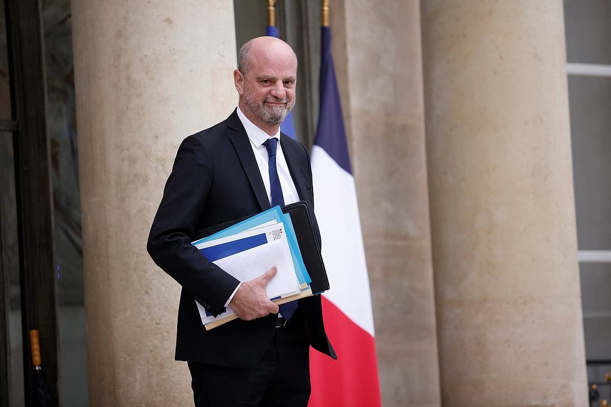 Jean Michel Blanquer, Frantziako Hezkuntza ministroa. YOAN VALAT / EFE