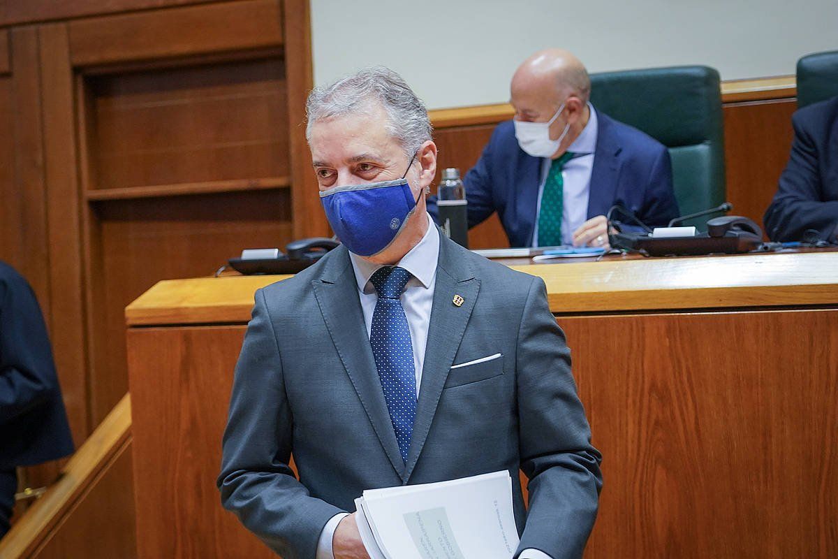 Iñigo Urkullu, artxiboko irudian. ENDIKA PORTILLO