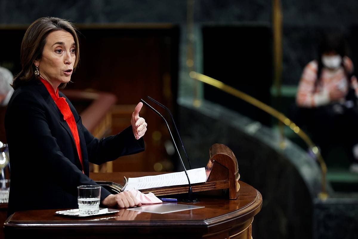 PPren bozeramailea Espainiako Kongresuan, artxiboko irudian. JAVIER LIZON / EFE