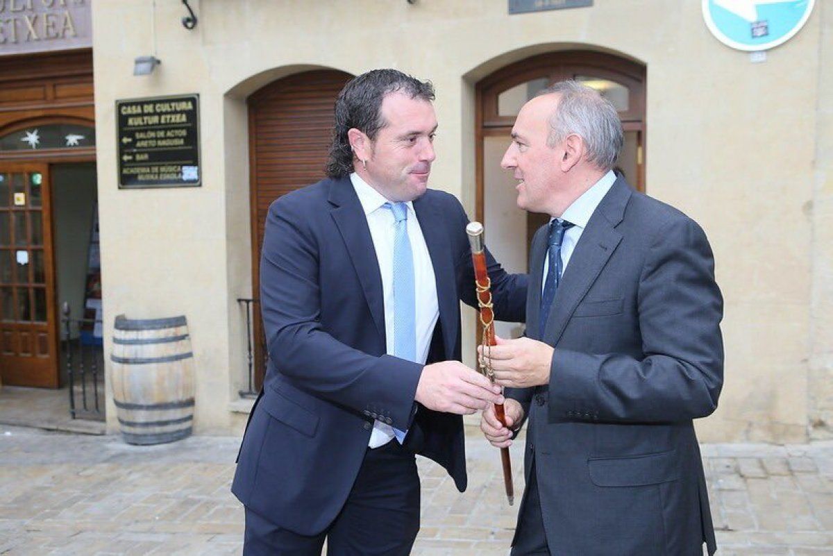 Aldazabal, Ramiro Gonzalez ahaldun nagusiarekin. @RAMIROGONZA