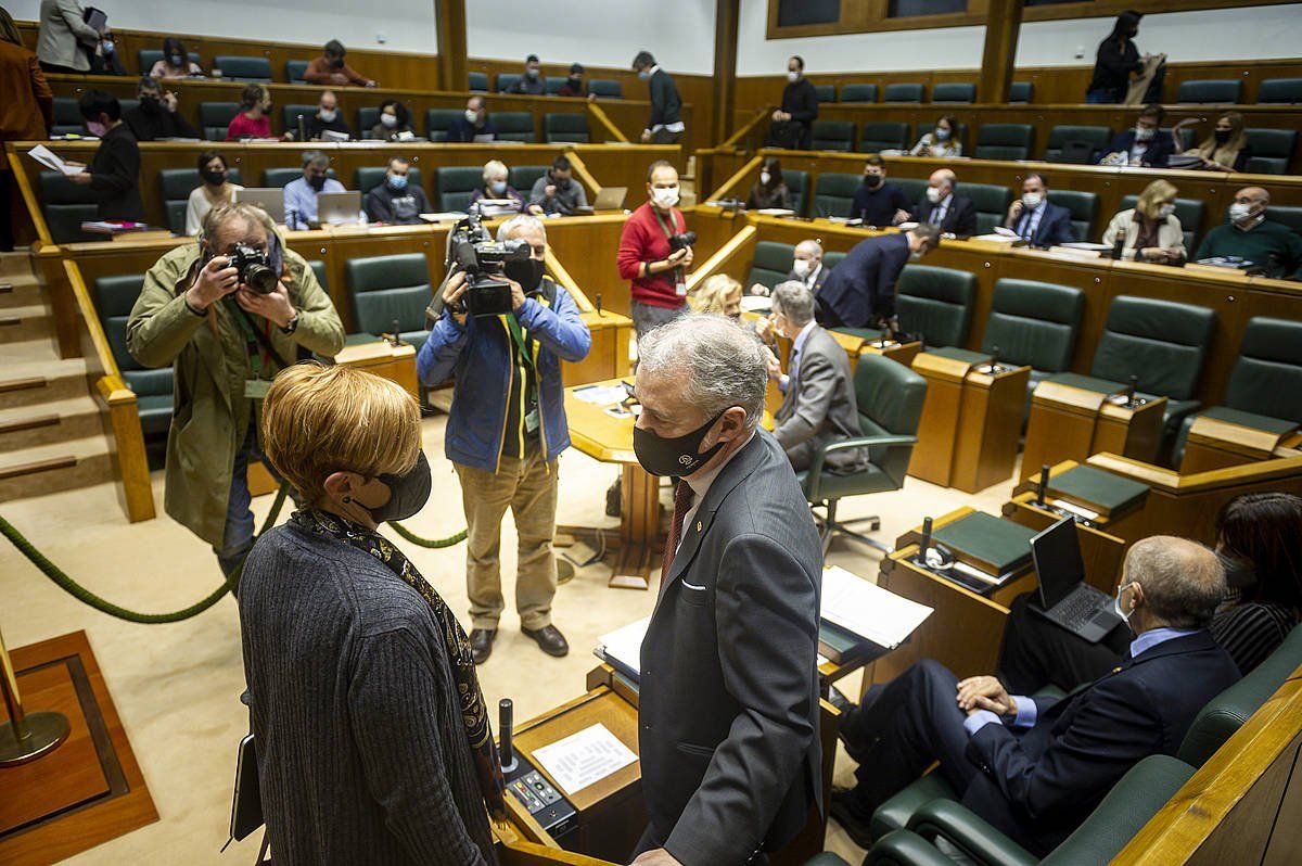 Eusko Legebiltzarra, abenduko bilkura batean. JAIZKI FONTANEDA / FOKU