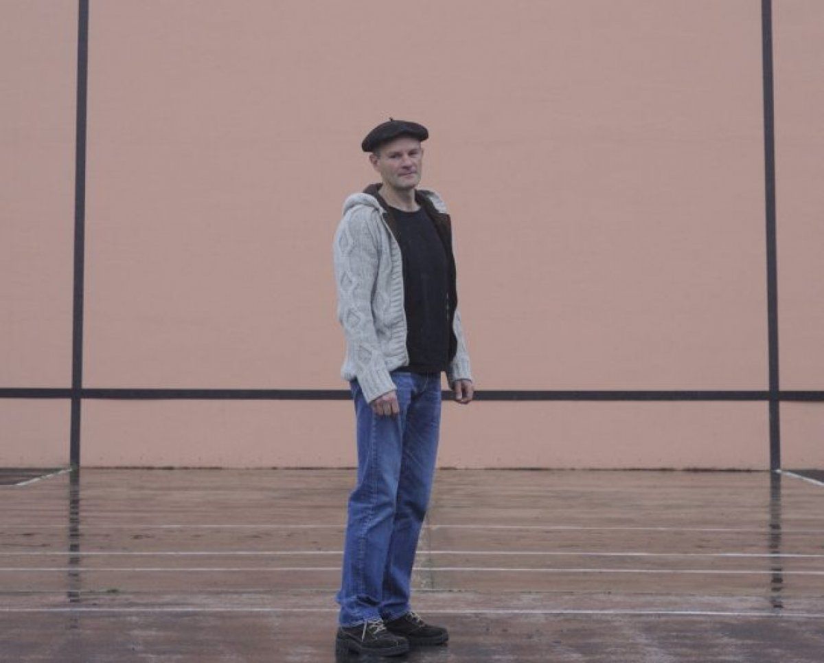 Didier Agerre, ekitaldiaren antolatzaileetako bat. JOANES ETXEBARRIA - IPARRALDEKO HITZA