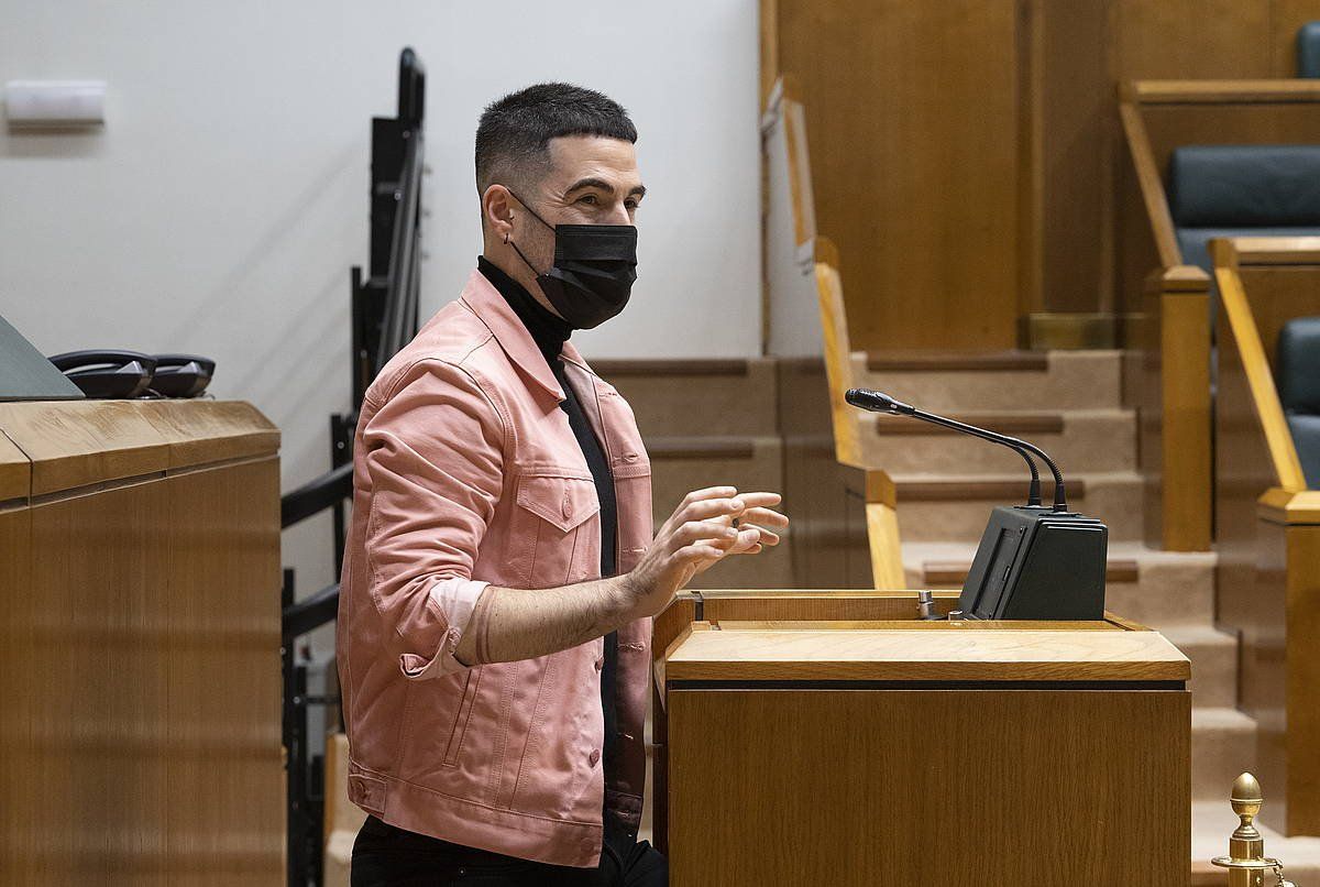 Ikoitz Arrese EH Bilduren legebiltzarkidea, artxiboko irudi batean. RAUL BOGAJO / FOKU