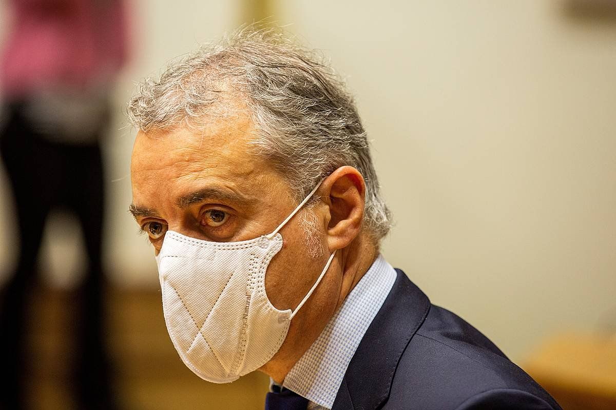 Iñigo Urkullu, joan den astean, Eusko Legebiltzarrean. DAVID AGUILAR / EFE