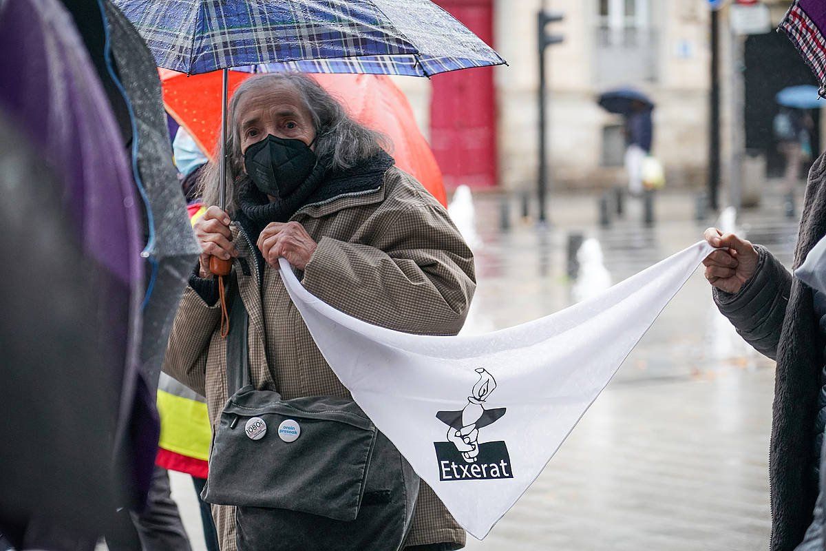 Etxerat-ek iazko abenduan eginiko protesta bat, Gasteizen. ENDIKA PORTILLO / FOKU