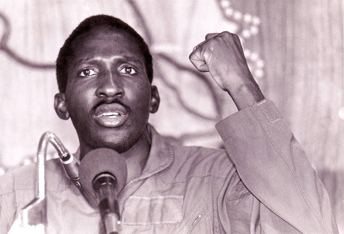 Thomas Sankara Burkina Fasoko presidentea izan zen 1984tik 1987ra. BERRIA