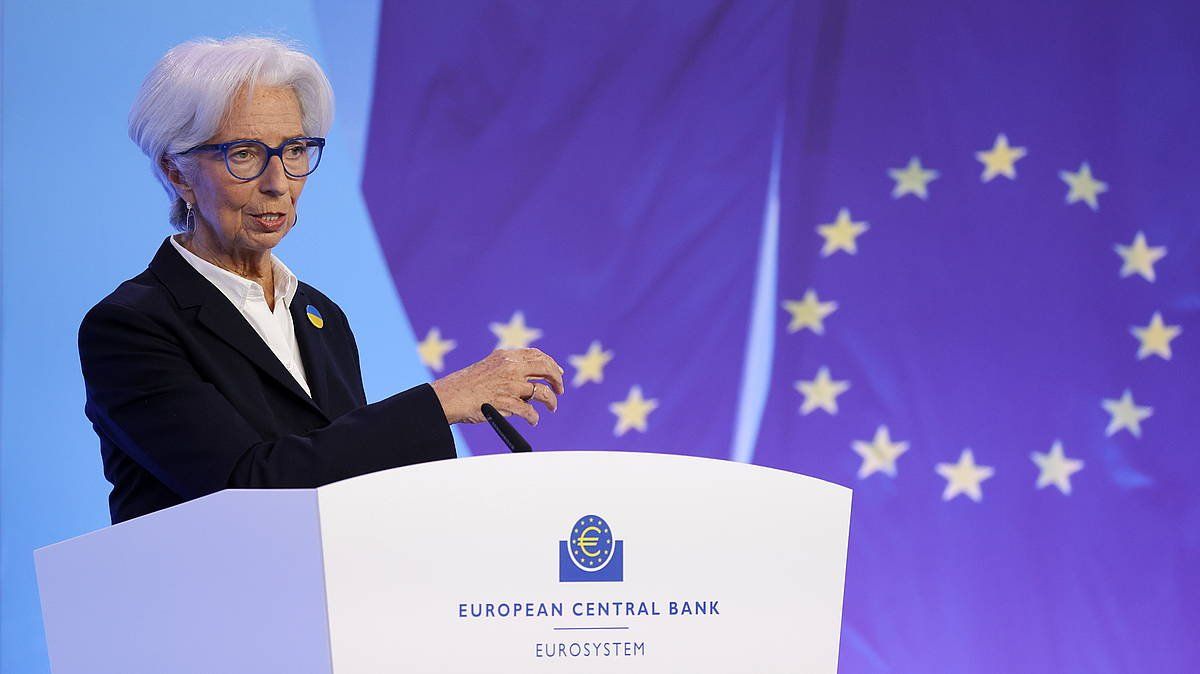 Christine Lagarde, EBZko presidentea, artxiboko irudian. RONALD WITTEK / EFE