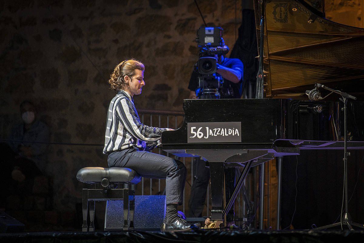 Marco Mezquida pianoan, iazko Donostiako Jazzaldian. GORKA RUBIO