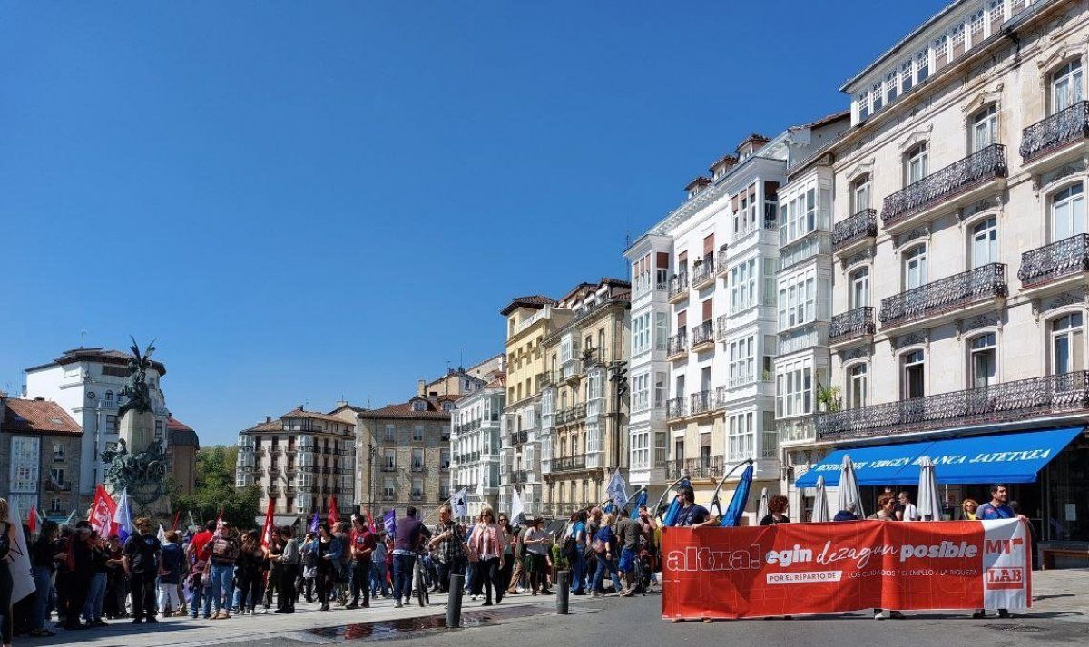 LABen mobilizazioa, Gasteizen. LAB