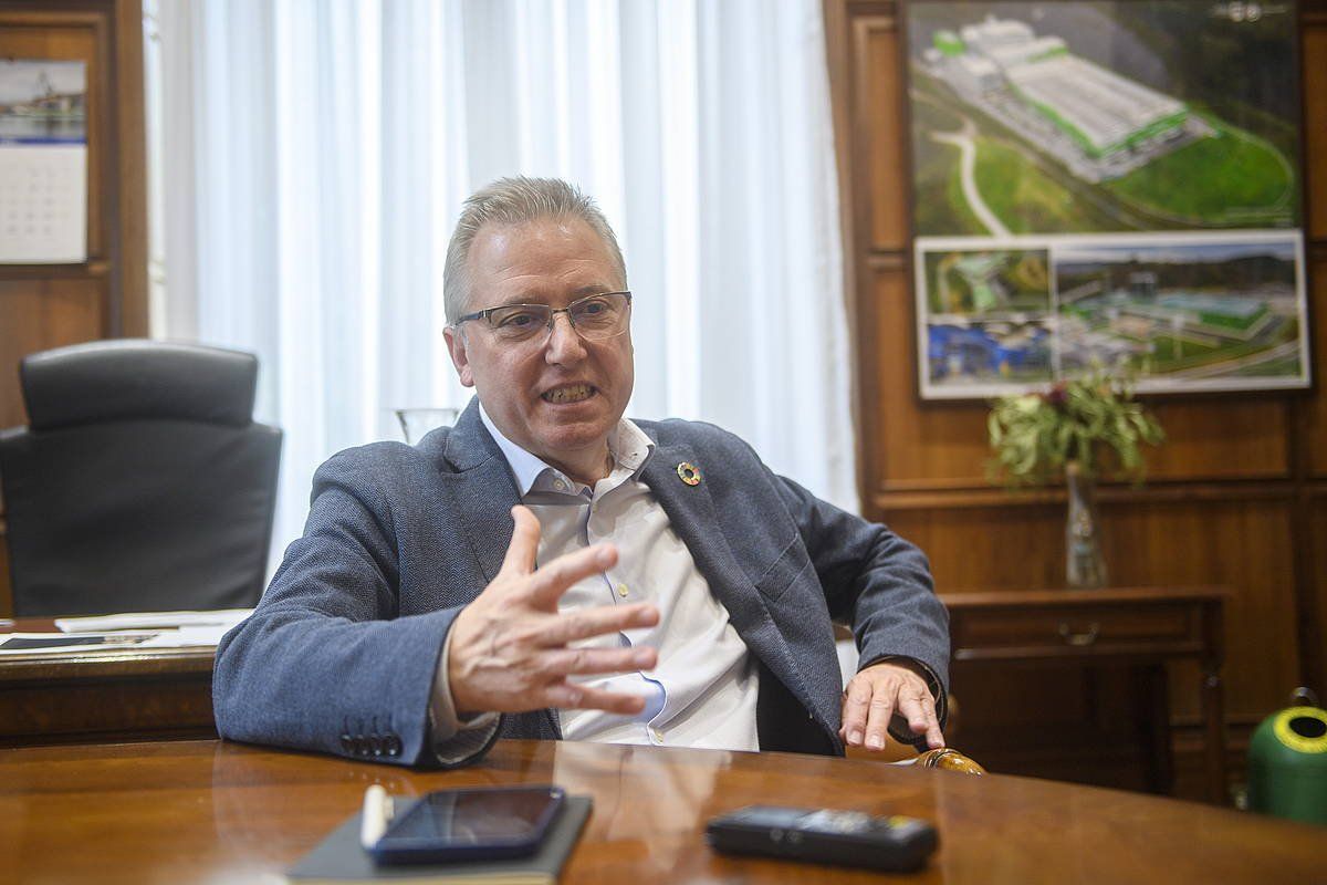 Jose Ignacio Asensio Gipuzkoako Aldundiko Ingurumen diputatua, Donostian. GORKA RUBIO, FOKU