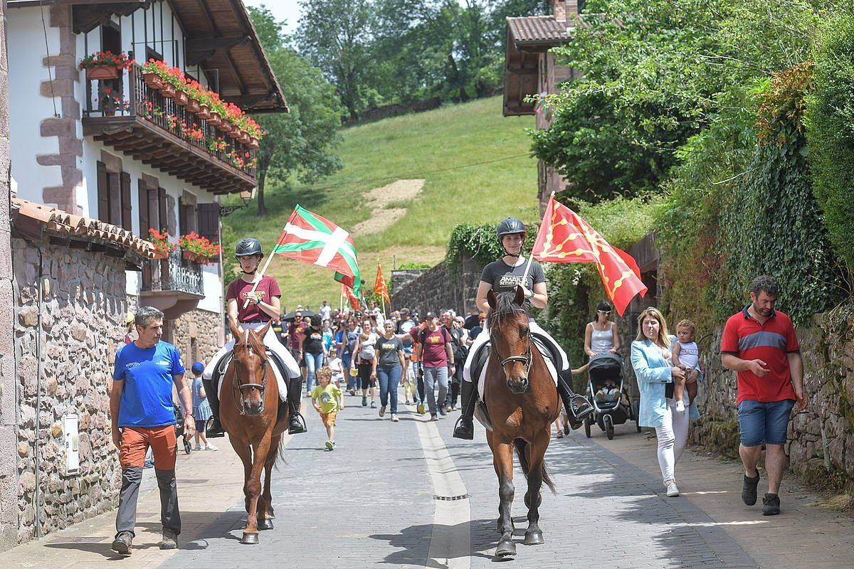 Amaiuraldiaren une bat, gaur, Amaiurren (Nafarroa). IDOIA ZABALETA / FOKU