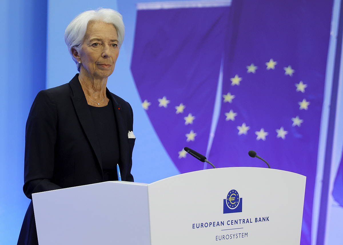 Christine Lagarde EBZk presidentea, gaur. RONALD WITTEK / EFE