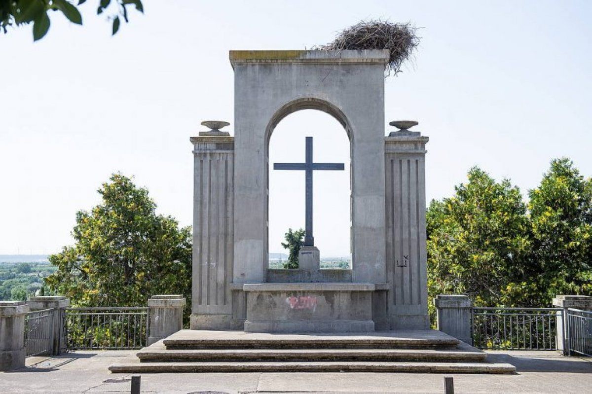 Corellako monumentu frankista. IñIGO URIZ / FOKU