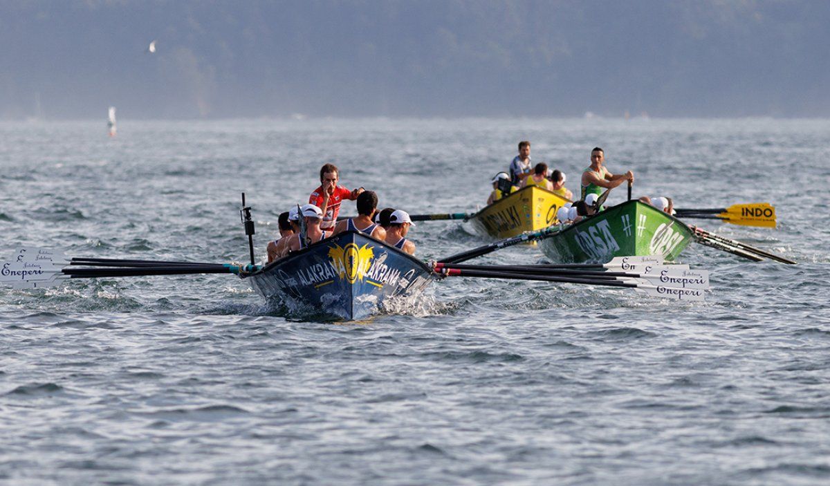 Urdaibai eta Hondarribia, Galizian, aurreko larunbatean. AITOR ARRIZABALAGA / TKE LIGA