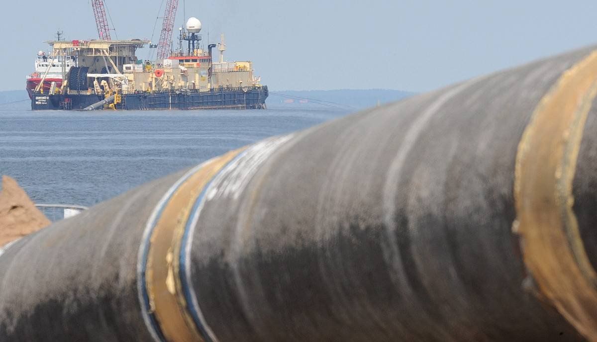 Nord Stream 1 gasbidea, Alemanian sartzen den puntuetak batean. STEFAN SAUER (EFE)