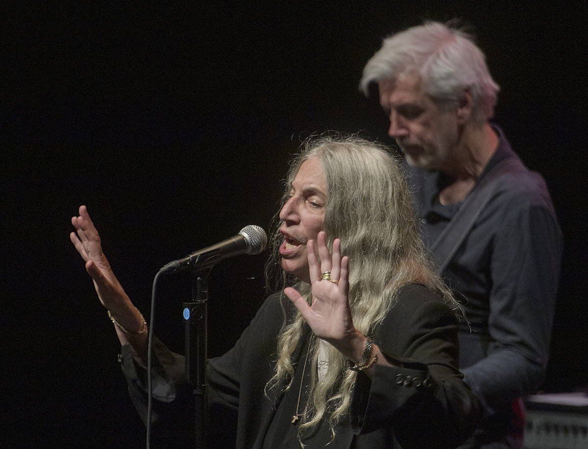 Patti Smith, atzo, Donostiako Kursaalean. JON URBE / FOKU