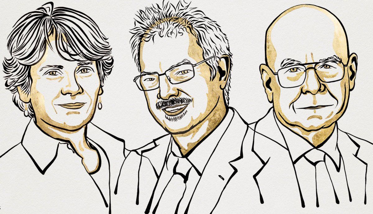 Kimikako Nobelaren hiru irabazleak. THE NOBEL PRIZE